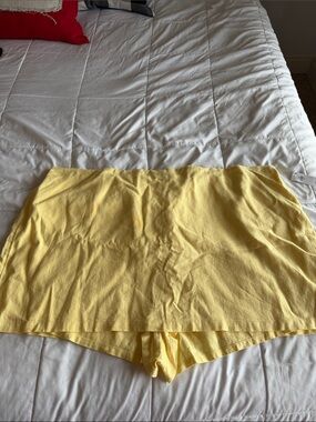 Yellow Women's Casual Stretch Skort